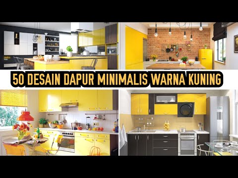 Video: Dapur Kuning (51 Foto): Kombinasi Warna Kuning Dengan Abu-abu Dan Hitam, Putih Dan Hijau, Biru Dan Coklat Dalam Satu Kitchen Set. Contoh Di Pedalaman
