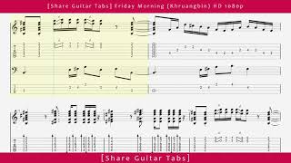 [Share Guitar Tabs] Friday Morning (Khruangbin) HD 1080p