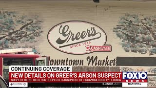 New details on Greer's arson suspect