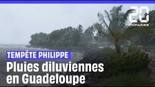 Tempête Philippe : La Guadeloupe déplore « quelques dégâts » sous les pluies diluviennes