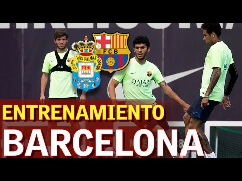 Las Palmas - Barcelona - Entrenamiento previo del Barça - Diario AS - 동영상