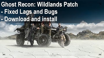 Ghost Recon Wildlands crash on startup Fix