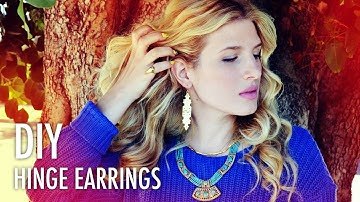 DIY Hinge Earrings