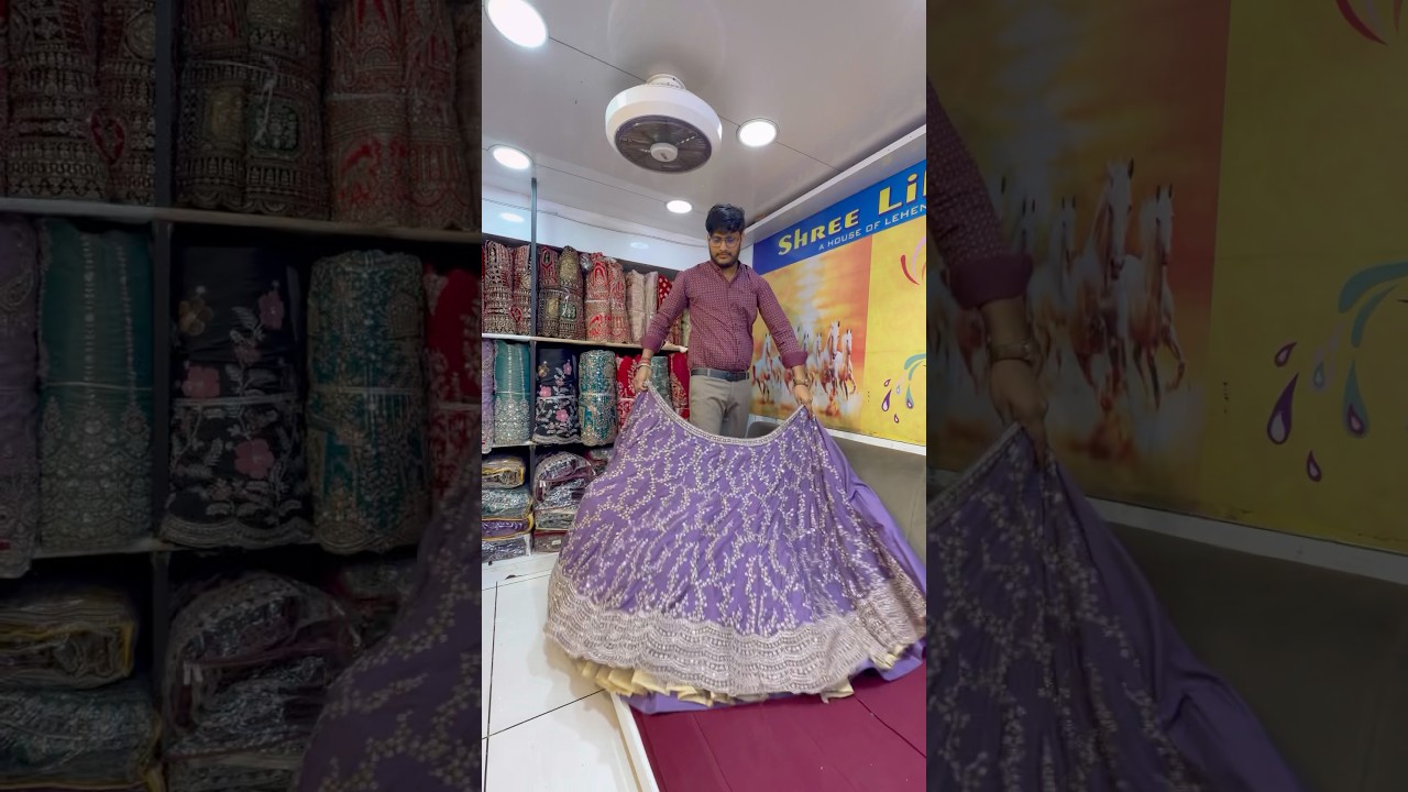 Designer lehenga wholesale market in Surat | 2026 ke viral lehenga | 