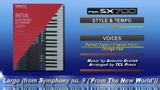 Largo - Trinity College - Initial Electronic Keyboard (2018) - PSR-SX700 screenshot 5