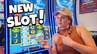 Hitting Bonuses on the NEW River Dragons Slot Machine in Las Vegas!