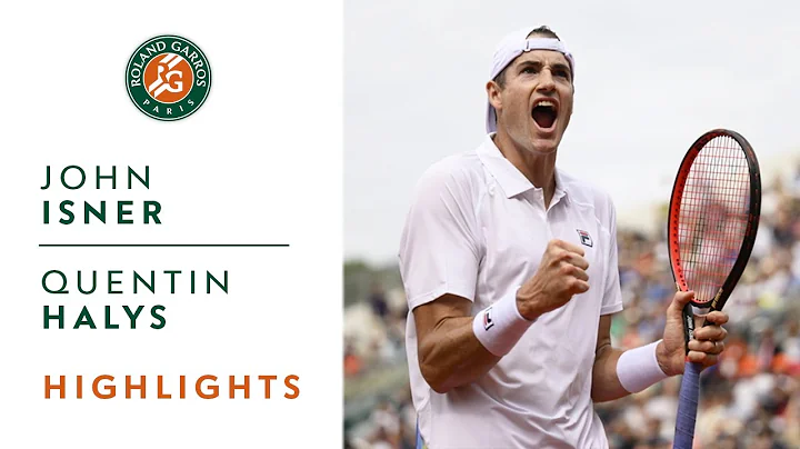 John Isner vs Quentin Halys - Round 1 Highlights I...