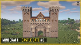 Minecraft Castle Gate - Medieval Kingdom #01