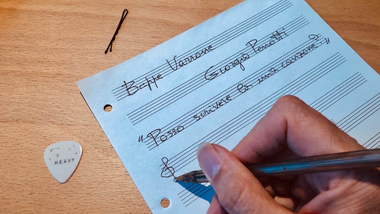 Posso scrivere la mia canzone? (Beppe Varrone e Giorgio Penotti) - YouTube