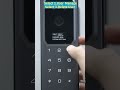 Door lock delete administrator or user tutorial