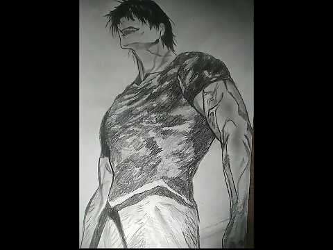 Toji fushiguro drawing #drawing #drawing #art #art #anime #anime #sketch #sketch #sketchseries