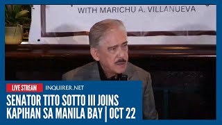 LIVE: Senator Tito Sotto III joins Kapihan sa Manila Bay | Oct 22