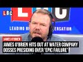 James O&#39;Brien hits out at water company bosses presiding over &#39;epic failure&#39;