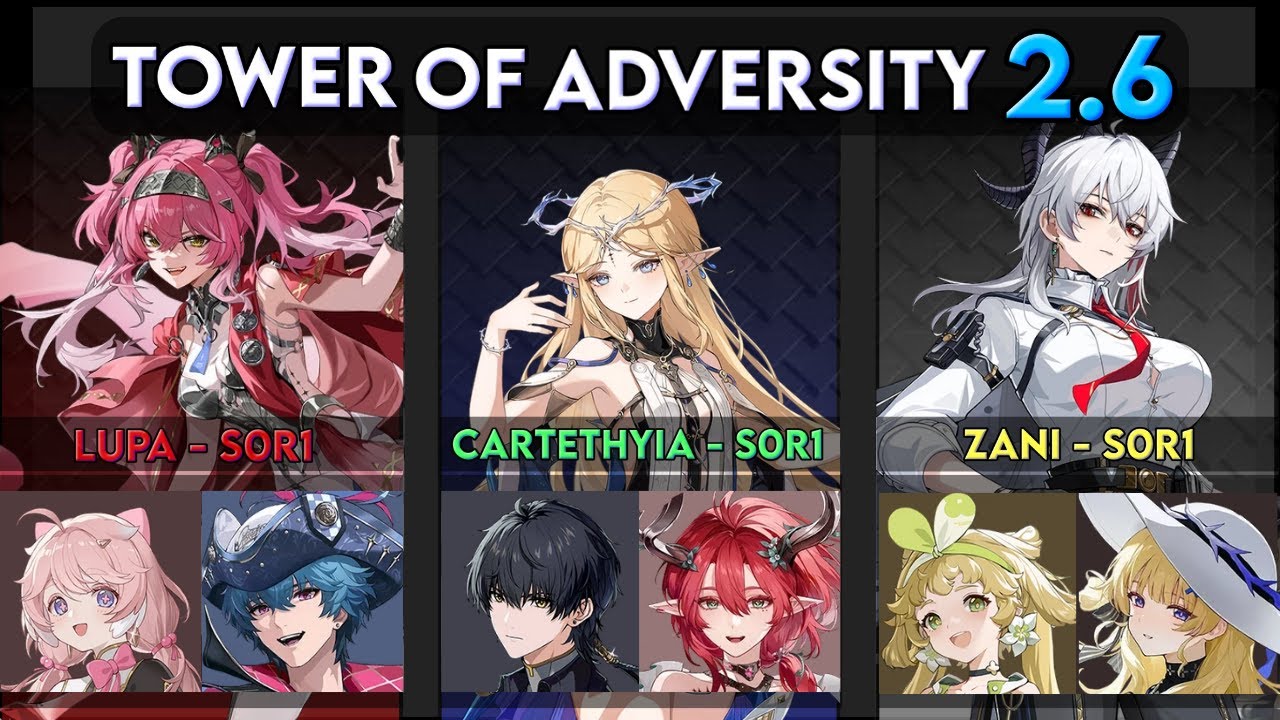 [Tower of Adversity 2.6] | Lupa + Encore, Zani, Cartethyia || Wuthering Waves
