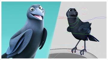 Crow Character Rig Showcase