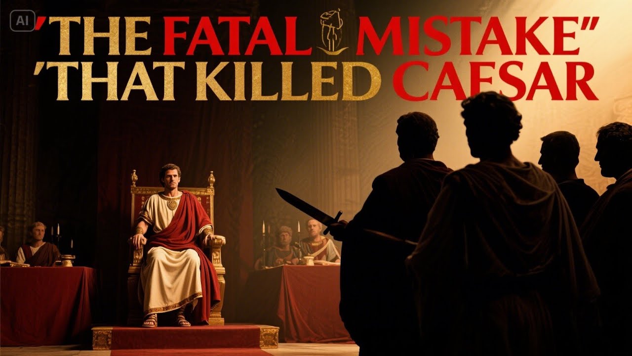 Why One Mistake by Julius Caesar Cost Him His Life? YouTube