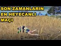 SON ZAMANLARIN EN HEYECANLI MAÇI ! ONE MAN SQUAD PUBG MOBİLE