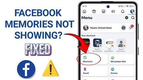 How To Fix Facebook Memories Not Working | Facebook Memories Not Showing Problem Solved