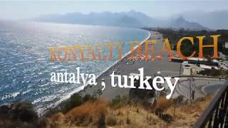 konyalti beach , antalya turkey شاطئ كونيالتي ب أنطاليا تركيا