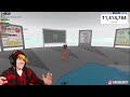 KreekCraft dies to Hacker in Natural Disaster Roblox The Hunt Mega