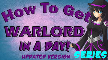 Wizard101 How To Get Warlord In A Day! (Tutorial) Series. Ep. #1
