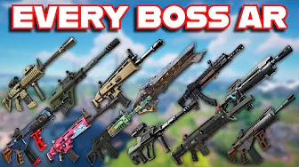 Ranking EVERY BOSS ASSAULT RIFLE In FORTNITE HISTORY From WORST To BEST