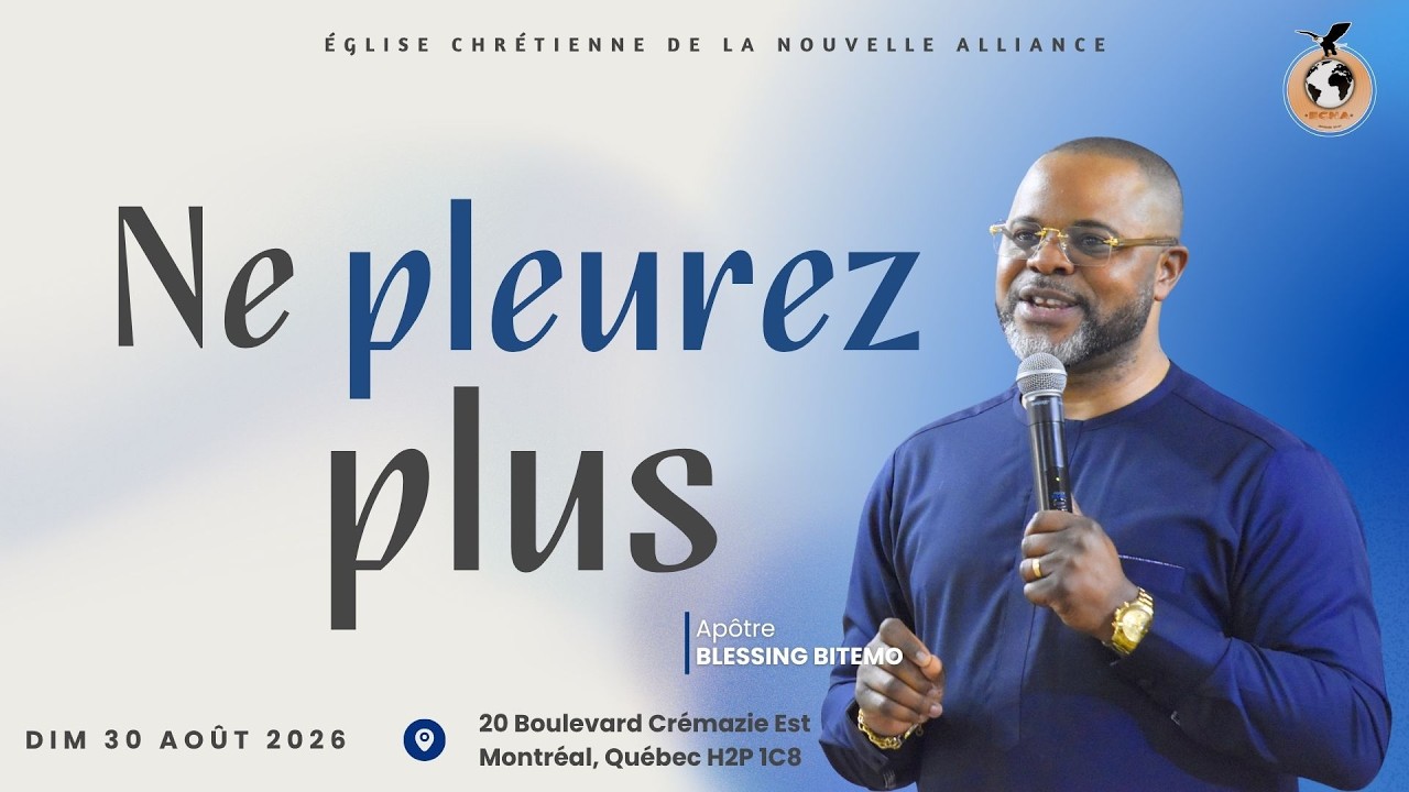 Ne pleurez plus | Apôtre Blessing Bitemo