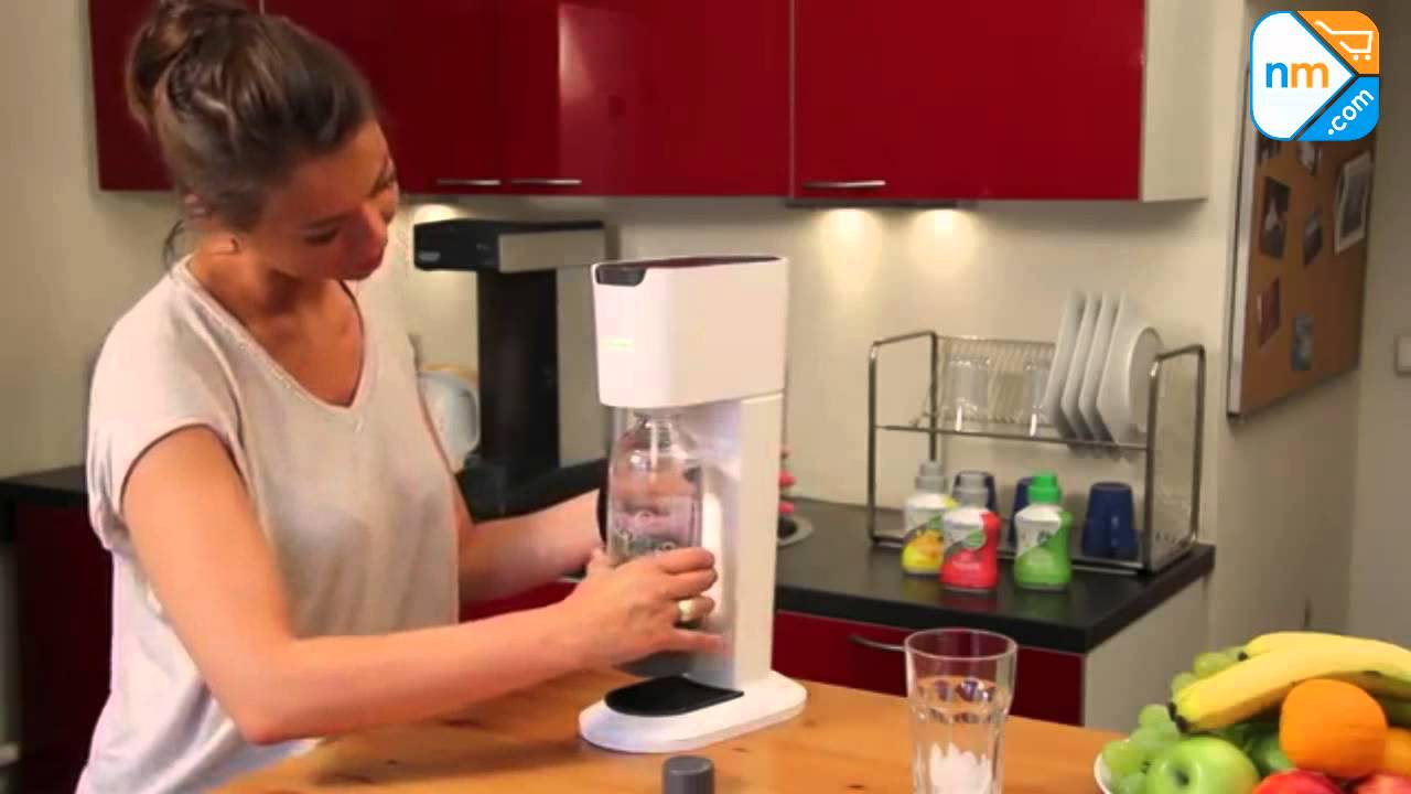 Fonctionnement machine à gazéifier l'eau SODASTREAM chez