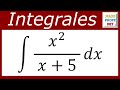 INTEGRACIÓN POR SUSTITUCIÓN - Ejercicio 22