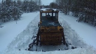 Как Ездить на Бульдозере Т-130 Инструкция для Чайников... Russian bulldozer