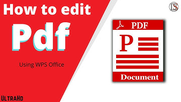 How to Edit PDf For Free Using WPS Office In Laptop/Pc