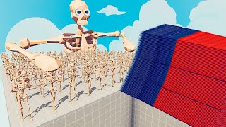 200x SKELETON + 1x GIANT vs EVERY GOD Totally Accurate Battle Simulator TABS