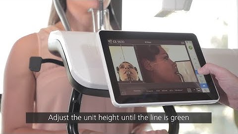 CS 9600 – 2D imaging workflow using Live Positioning Assistant