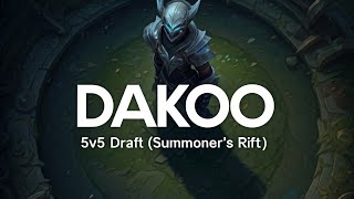 Dakoo 5v5 Draft (Feat. PhantomDeluxe as Shen) | Custom Summoner's Rift | League of Legends screenshot 5