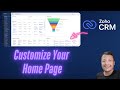 How to Customize the Zoho CRM Homepage for Better Daily Use