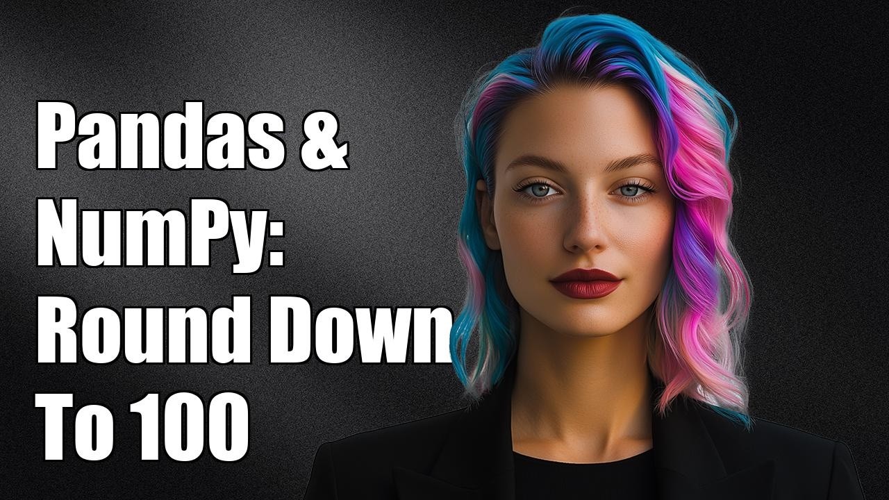 pandas, numpy round down to nearest 100 - YouTube
