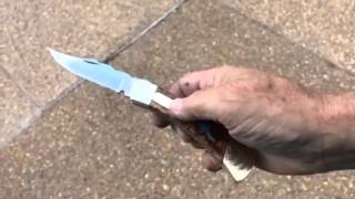 Buck 110 Automatic customized by Cameron Custom Cutlery