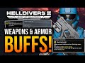 Helldivers 2 - New Patch! Weapons &amp; Armor BUFF!