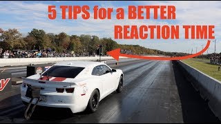 5 Tips for Better REACTION TIMES at the Drag Strip!