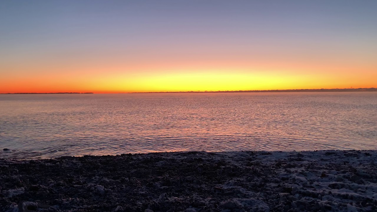 Peaceful Misty Winter Sunrise With Nature Audio (Jan 20, 2020)