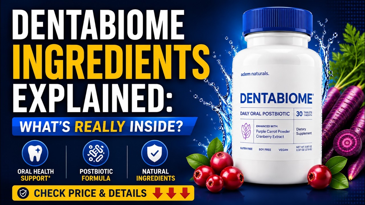 DentaBiome Ingredients Explained: What’s Really Inside?