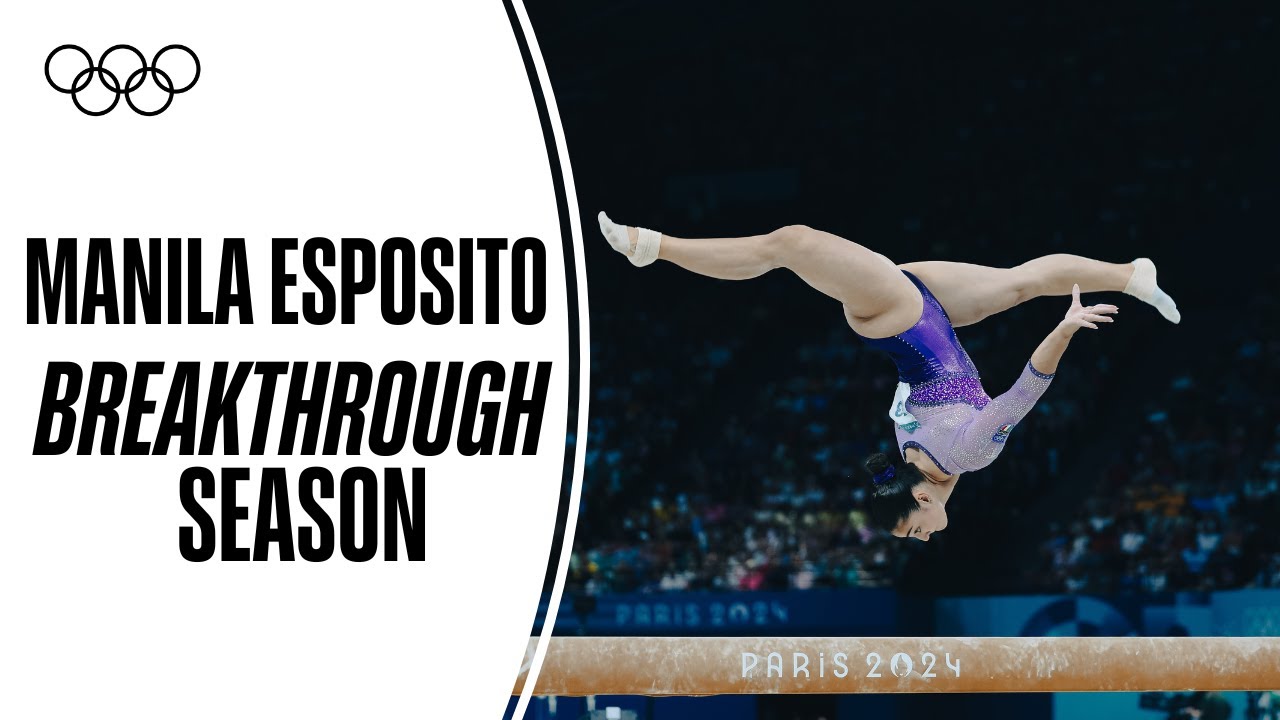 From Italy to the Podium: Manila Esposito’s Golden Gymnastics Year at the 2024 Olympics 🇮🇹🤸‍♀️