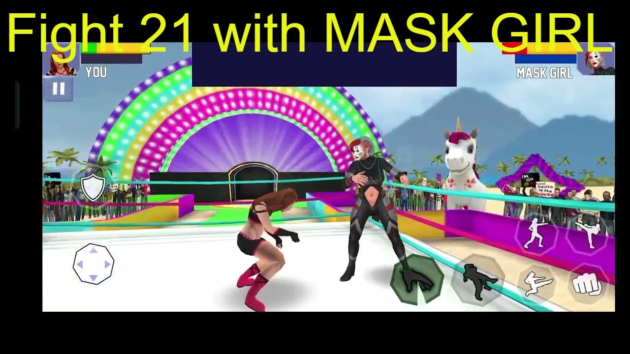 Fight 21 with MASK GIRL