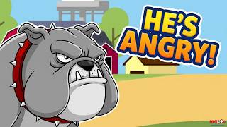 He’s Angry! 😠 Funny Bulldog Cartoon Animation