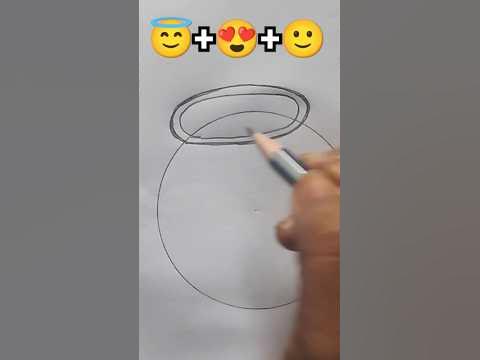 Emoji Art & Panting😇+😍+🙂#subscribetomychannel #art #painting # ...