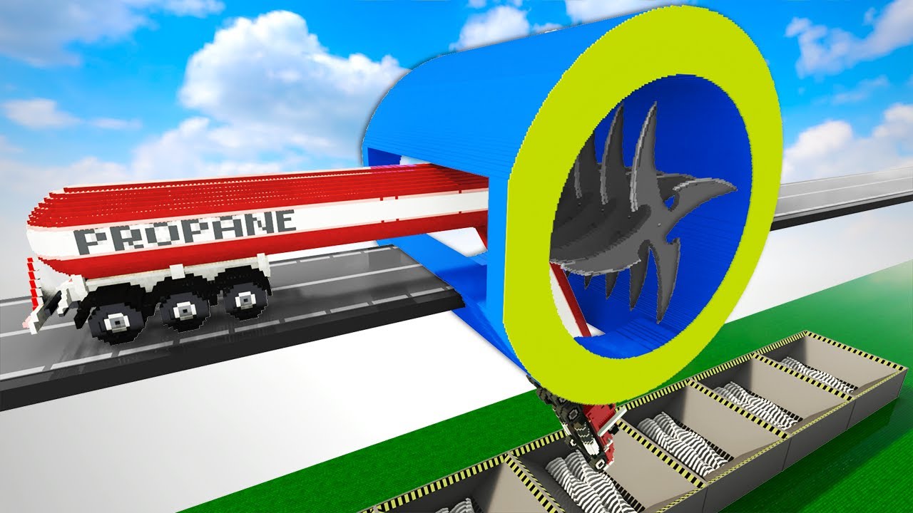 Cars Through The New Machine Through The Shredder Factory To The Blender | Teardown