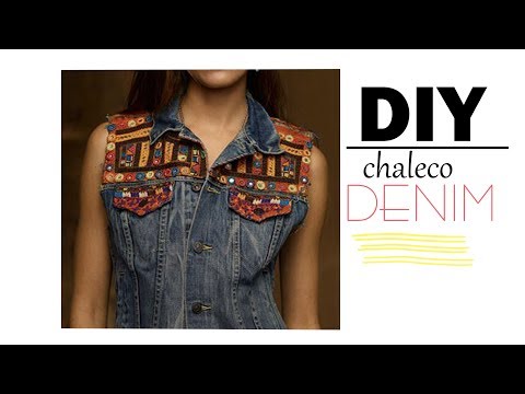 DIY RECICLA TU ROPA, DIY RECICLA UN CHALECO, MARYTÓ CHOCOLATE @maryto1000