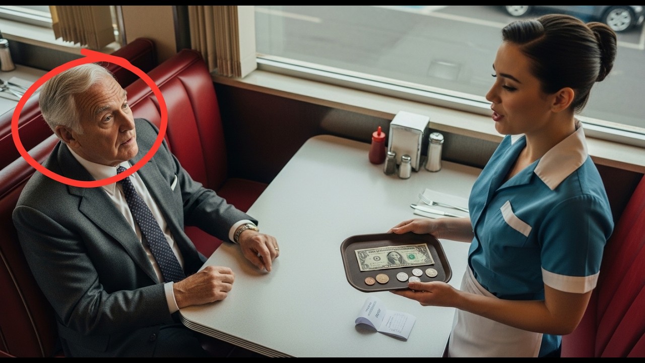 MILLIONAIRE LEFT A $3 TIP TO TEST THE WAITRESS — What She Said Rewrote His Will