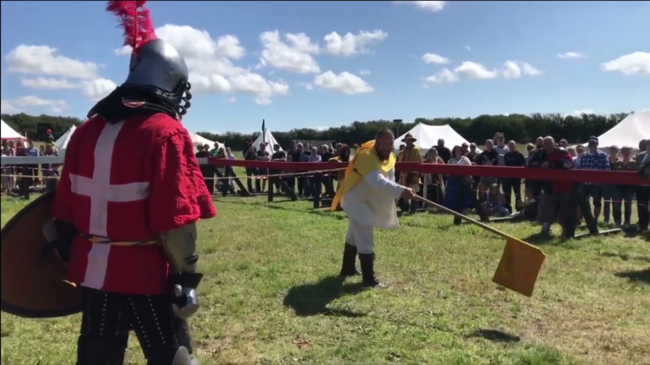 Niklas vs Tom | Sværd & skjold | Spøttrup borg open 2023