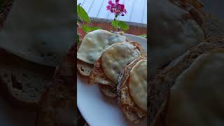 бутерброды с яйцом и сыром #еда #рецепт